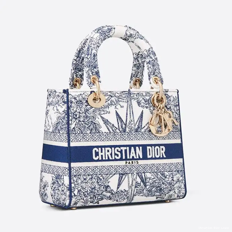 Cheap Canvas d'Infini D-lite Medium Bag Blue Motif Lady Reve 0404 Luxury